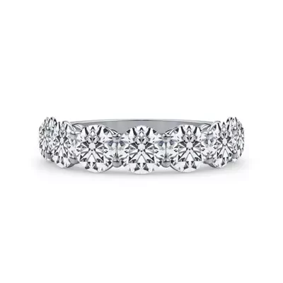 Classic Seven-Stone Round Lab Diamond Band (3.50ct. tw.)