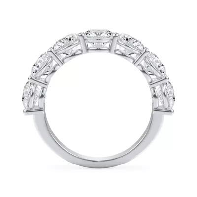Classic Seven-Stone Round Lab Diamond Band (3.50ct. tw.)