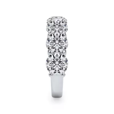 Classic Seven-Stone Round Lab Diamond Band (4.20ct. tw.)