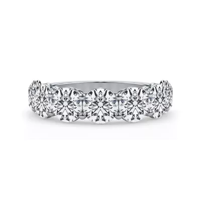 Classic Seven-Stone Round Lab Diamond Band (4.20ct. tw.)