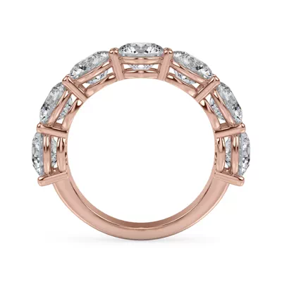 Classic Seven-Stone Round Lab Diamond Band (5.00ct. tw.)