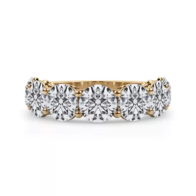 Classic Seven-Stone Round Lab Diamond Band (5.00ct. tw.)