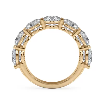 Classic Seven-Stone Round Lab Diamond Band (5.00ct. tw.)