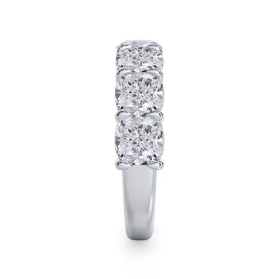 Cushion Cut Lab Diamond 7 Stone Ring (5.00 ct. tw.)