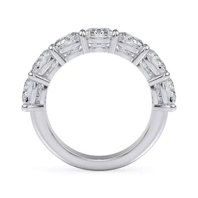 Cushion Cut Lab Diamond 7 Stone Ring (5.00 ct. tw.)
