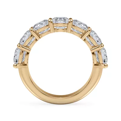 Cushion Cut Lab Diamond 7 Stone Ring (5.00 ct. tw.)