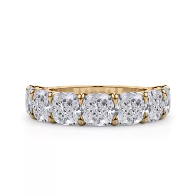 Cushion Cut Diamond 7 Stone Ring (5.00 ct. tw.)
