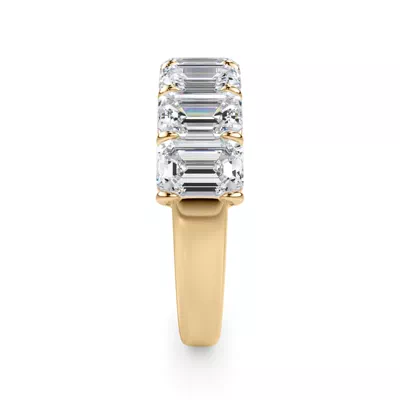 Emerald Cut Lab Diamond 7 Stone Ring (4.20 ct. tw.)