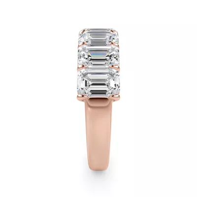 Emerald Cut Diamond 7 Stone Ring (4.20 ct. tw.)