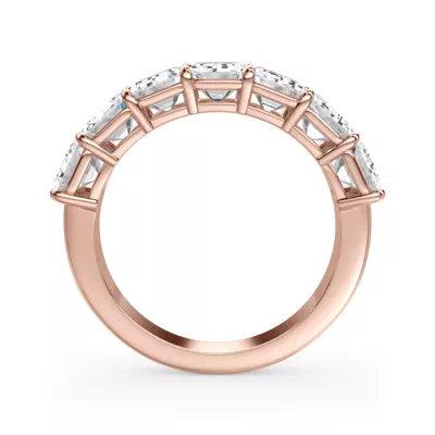 Emerald Cut Diamond 7 Stone Ring (4.20 ct. tw.)