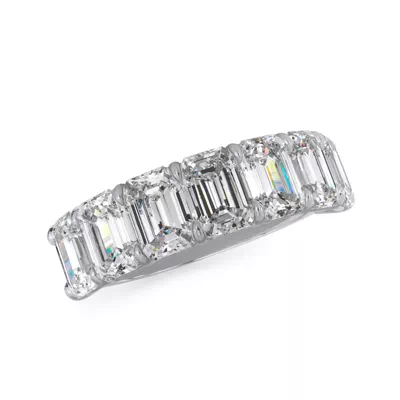 Emerald Cut Diamond 7 Stone Ring (4.20 ct. tw.)