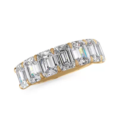 Emerald Cut Diamond 7 Stone Ring (4.20 ct. tw.)