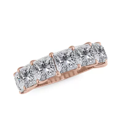 Princess Cut Lab Diamond 7 Stone Ring (5.00 ct. tw.)