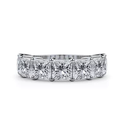 Princess Cut Lab Diamond 7 Stone Ring (5.00 ct. tw.)