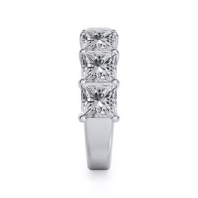 Princess Cut Lab Diamond 7 Stone Ring (5.00 ct. tw.)