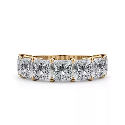 Princess Cut Lab Diamond 7 Stone Ring (5.00 ct. tw.)