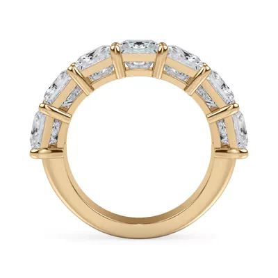 Princess Cut Lab Diamond 7 Stone Ring (5.00 ct. tw.)