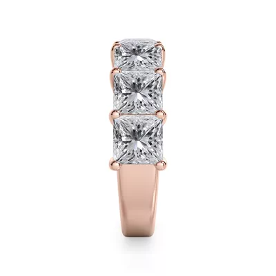Princess Cut Diamond 7 Stone Ring (5.00 ct. tw.)