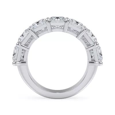 Princess Cut Diamond 7 Stone Ring (5.00 ct. tw.)
