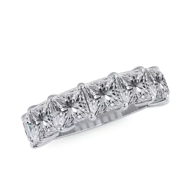 Princess Cut Diamond 7 Stone Ring (5.00 ct. tw.)