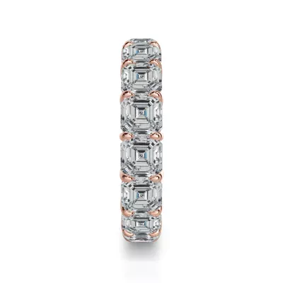 Asscher Cut Lab Diamond Eternity Ring (7.0 ct. tw.)