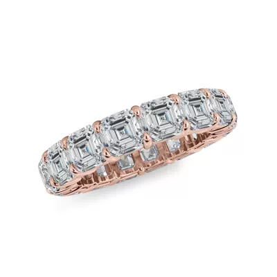 Asscher Cut Lab Diamond Eternity Ring (7.0 ct. tw.)