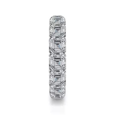Asscher Cut Lab Diamond Eternity Ring (7.0 ct. tw.)