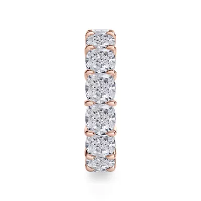 Cushion Cut Lab Diamond Eternity Ring (8.0 ct. tw.)
