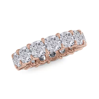 Cushion Cut Lab Diamond Eternity Ring (8.0 ct. tw.)