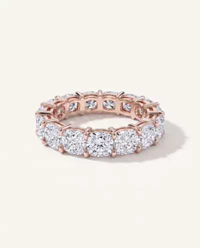 Cushion Cut Lab Diamond Eternity Ring (8.0 ct. tw.)