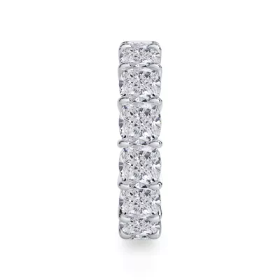 Cushion Cut Lab Diamond Eternity Ring (8.0 ct. tw.)