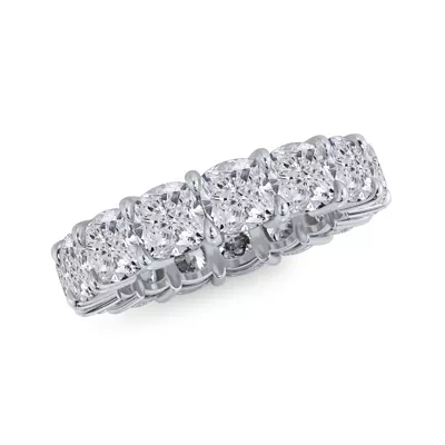 Cushion Cut Lab Diamond Eternity Ring (8.0 ct. tw.)