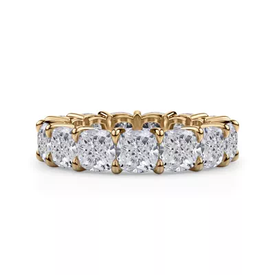 Cushion Cut Lab Diamond Eternity Ring (8.0 ct. tw.)
