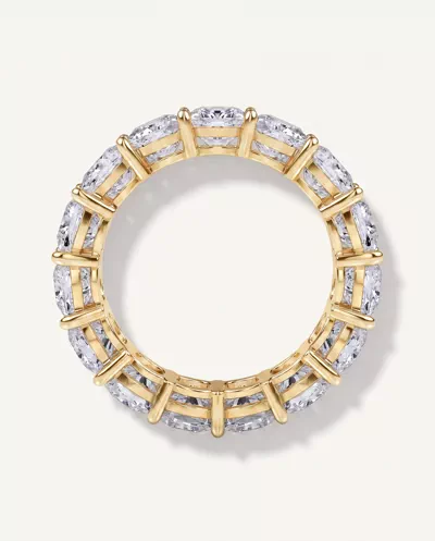 Cushion Cut Lab Diamond Eternity Ring (8.0 ct. tw.)