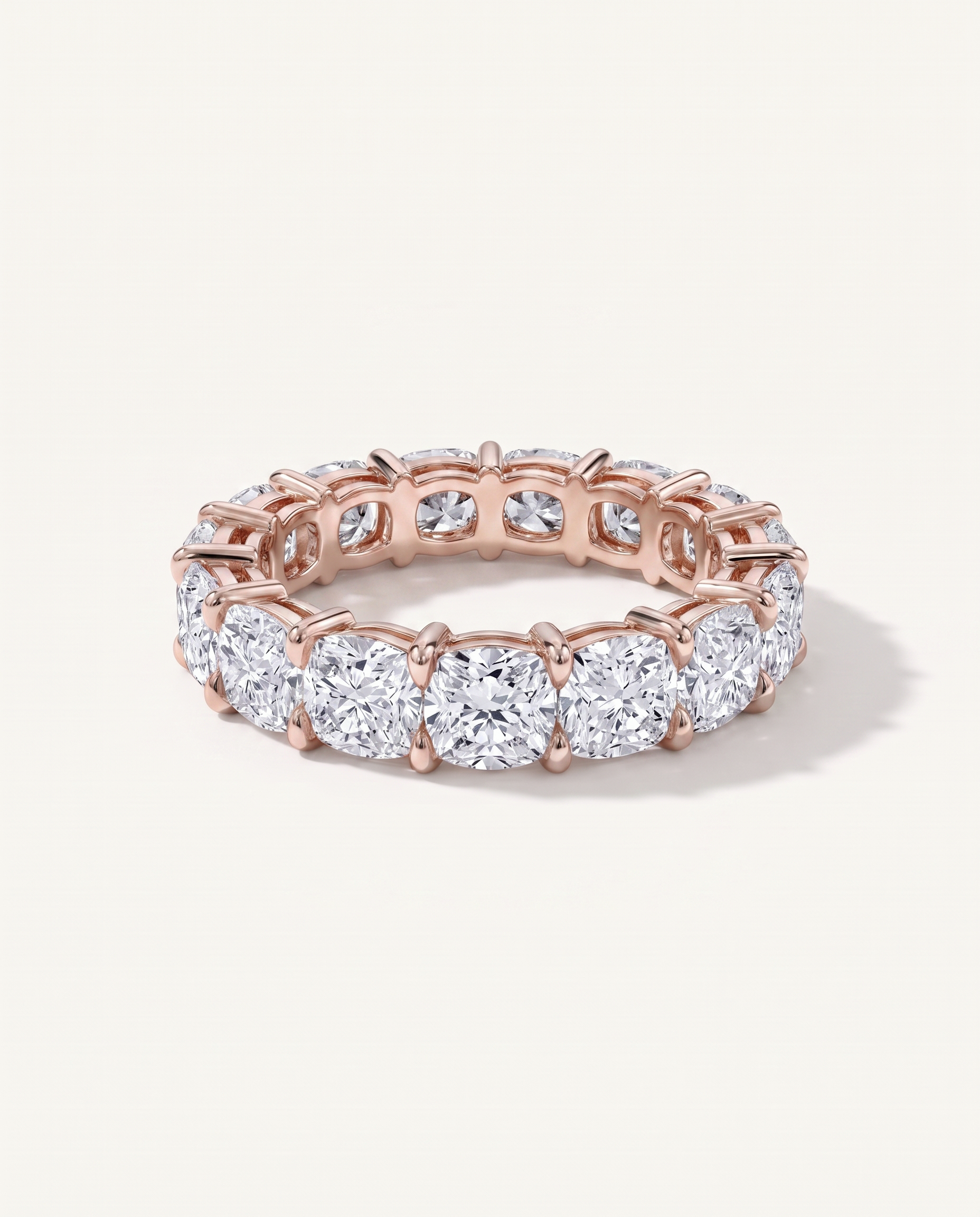 Cushion Cut Diamond Eternity Ring (8.0 ct. tw.)