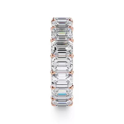 Emerald Cut Lab Diamond Eternity Ring (7.0 ct. tw.)