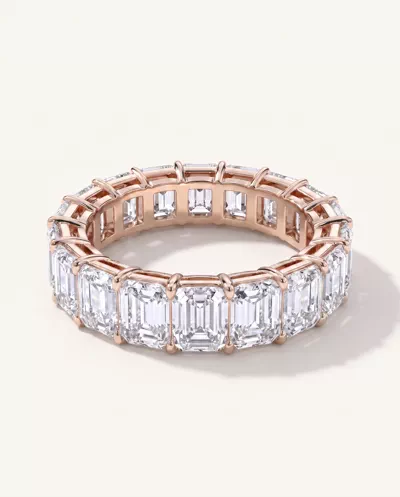 Emerald Cut Lab Diamond Eternity Ring (7.0 ct. tw.)