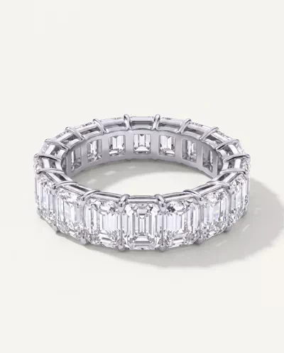 Emerald Cut Lab Diamond Eternity Ring (7.0 ct. tw.)