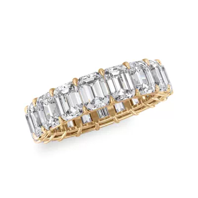 Emerald Cut Lab Diamond Eternity Ring (7.0 ct. tw.)
