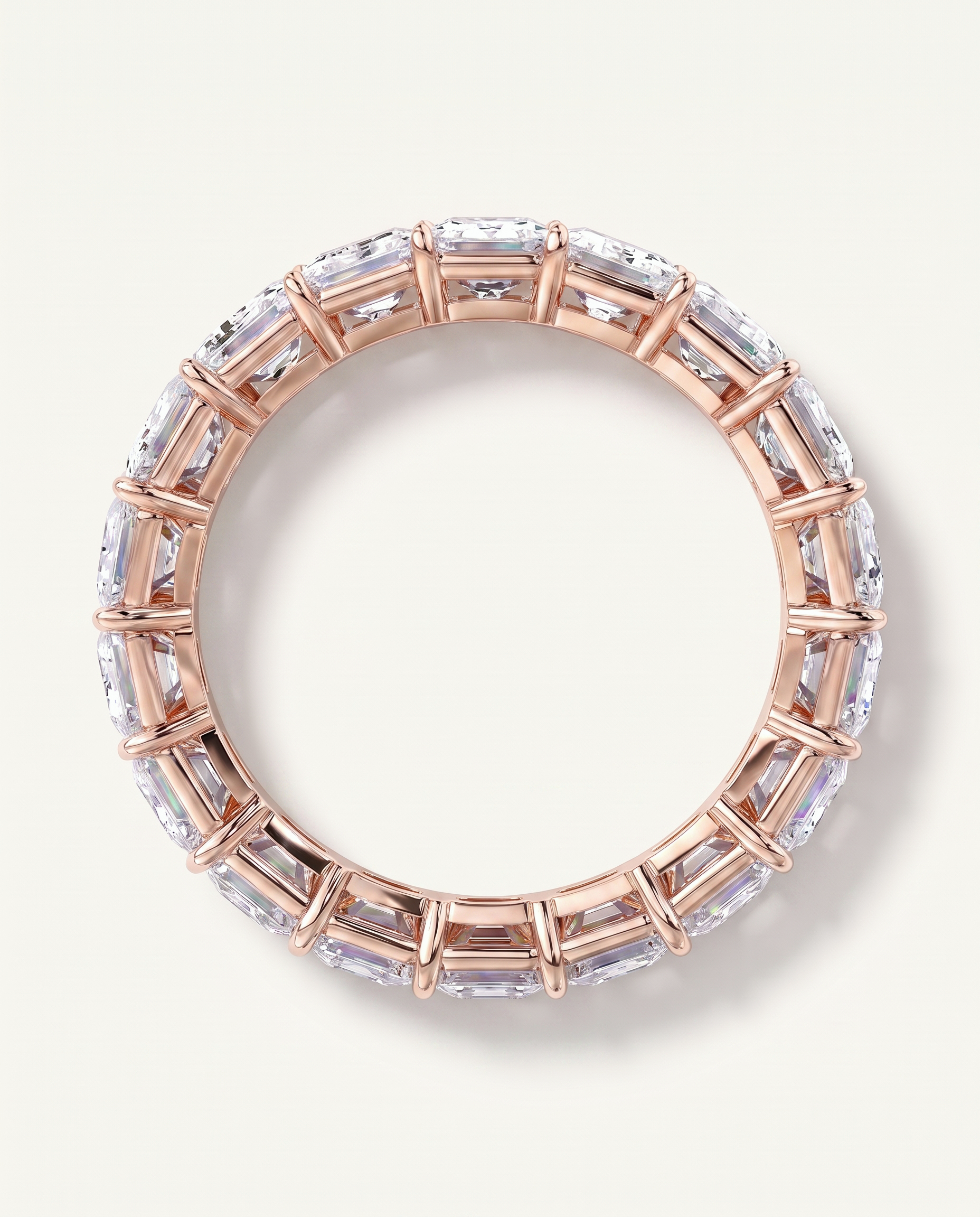 Emerald Cut Diamond Eternity Ring (7.0 ct. tw.)