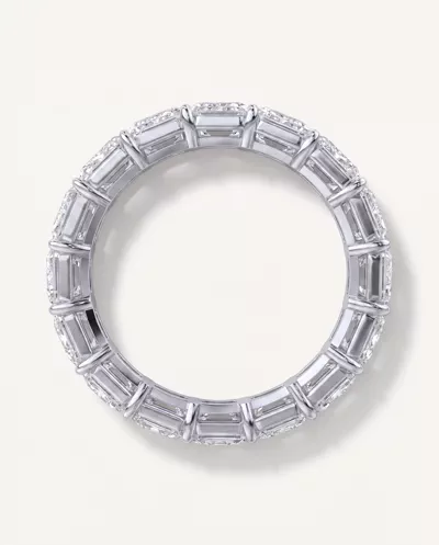Emerald Cut Lab Diamond Eternity Ring (8.0 ct. tw.)