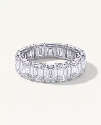 Emerald Cut Lab Diamond Eternity Ring (8.0 ct. tw.)
