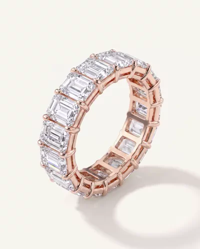 Emerald Cut Lab Diamond Eternity Ring (8.0 ct. tw.)