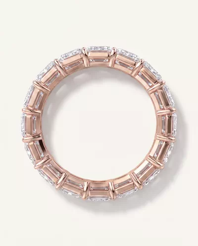 Emerald Cut Lab Diamond Eternity Ring (8.0 ct. tw.)