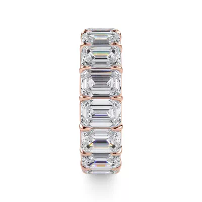 Emerald Cut Diamond Eternity Ring (8.0 ct. tw.)
