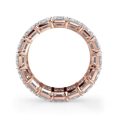 Emerald Cut Diamond Eternity Ring (8.0 ct. tw.)