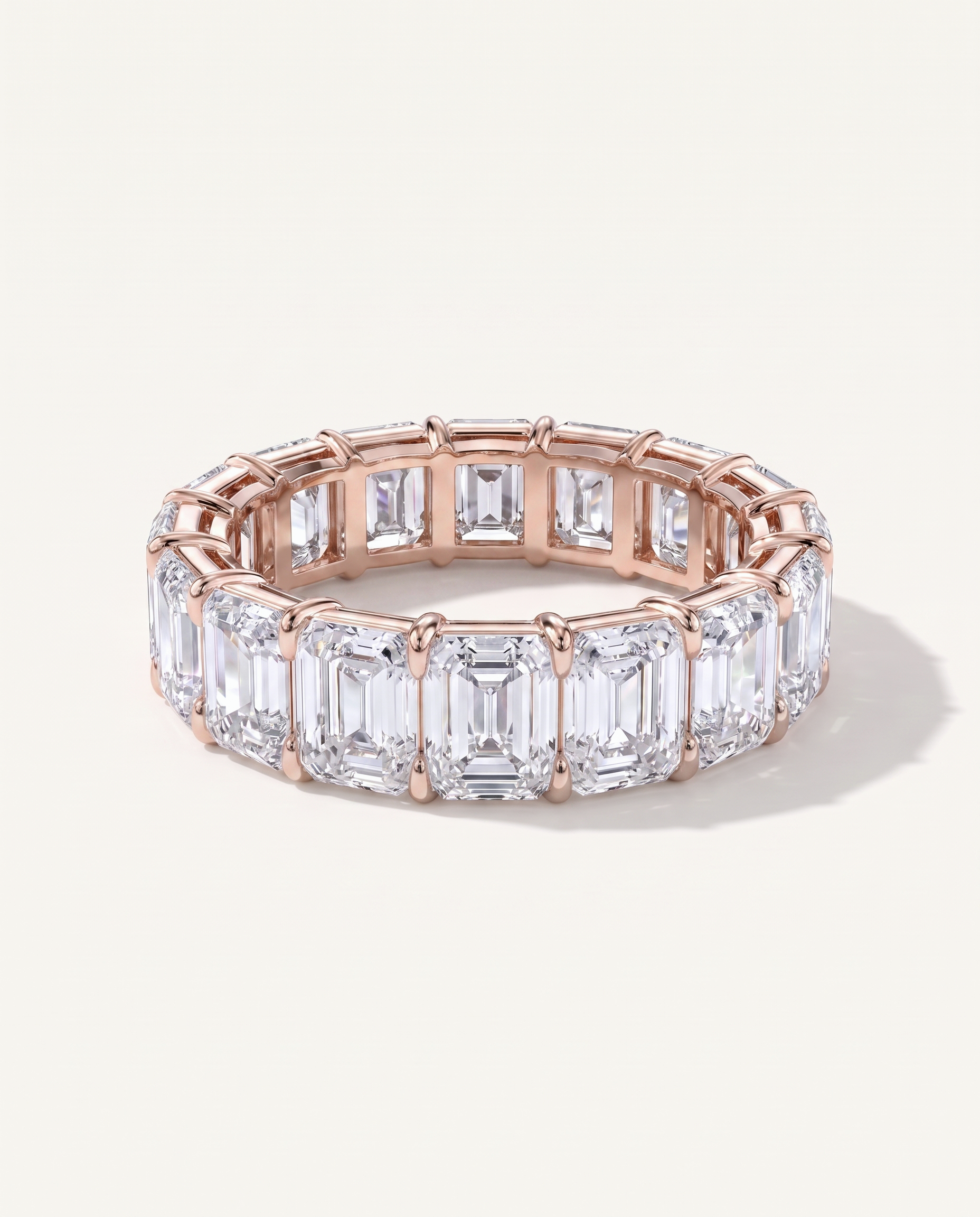 Emerald Cut Diamond Eternity Ring (8.0 ct. tw.)