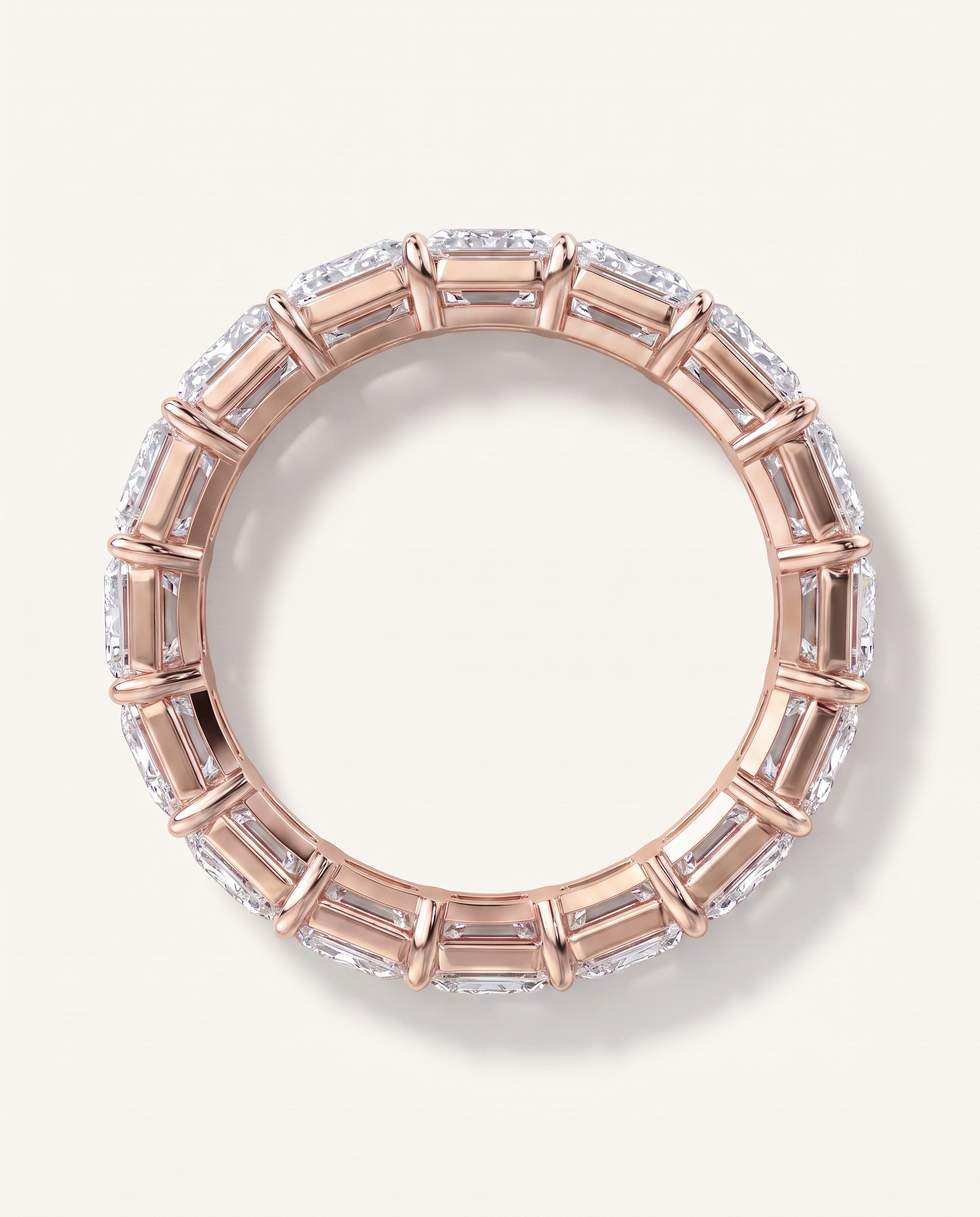 Emerald Cut Diamond Eternity Ring (8.0 ct. tw.)