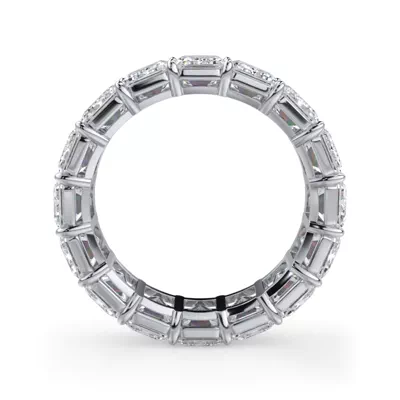 Emerald Cut Diamond Eternity Ring (8.0 ct. tw.)