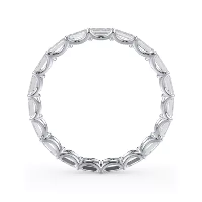 East-West Emerald-Cut Diamond U-Prong Eternity Ring (2.00ct. tw.)